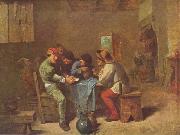 Adriaen Brouwer Kartenspielende Bauern in einer Schenke France oil painting artist